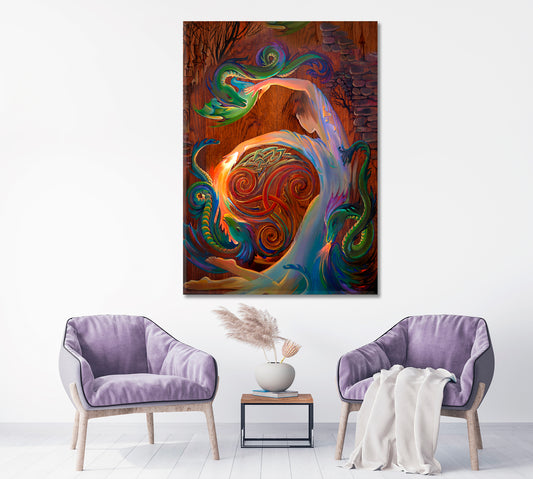 Celtic Dance Abstract Art Print Artesty