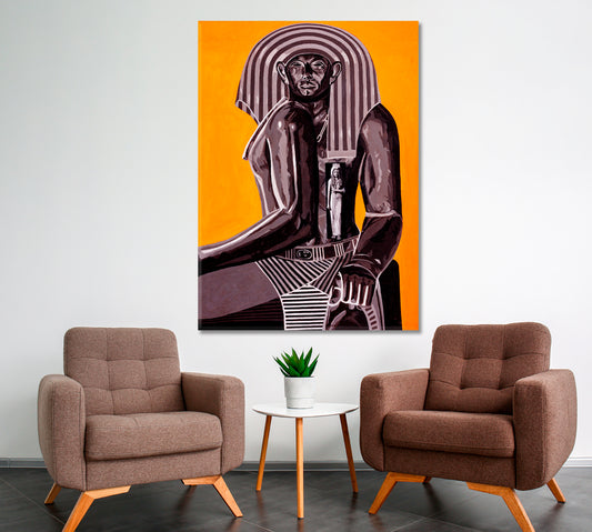 Egyptian Pharaoh Fine Art Artesty