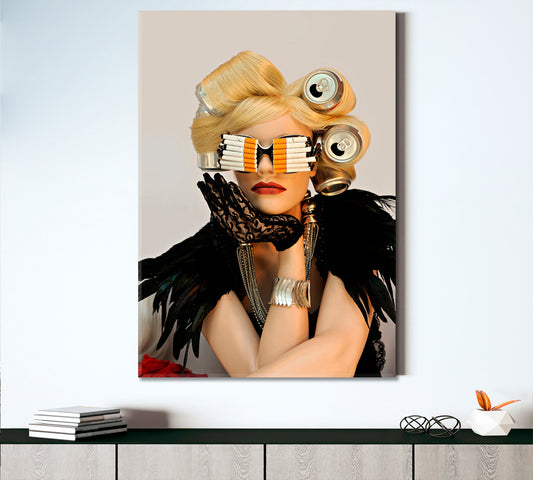 Lady Ga Ga Celebs Canvas Print Artesty