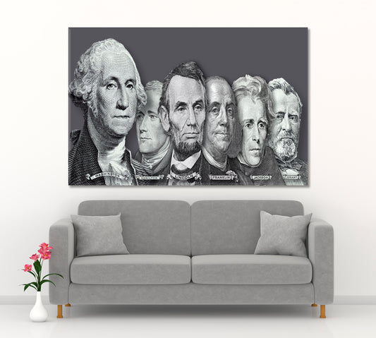 Presidents and Founding Fathers of the United States Business Concept Wall Art Artesty