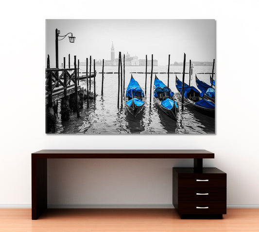 Venice Italy Typical Gondolas Cities Wall Art Artesty