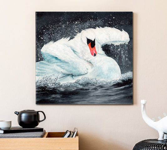 THE SWAN Symbols of Love Loyalty Soul Fine Art Artesty