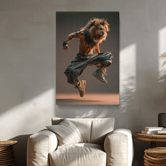Roaring Lion Street Dancer Canvas Prints Artesty
