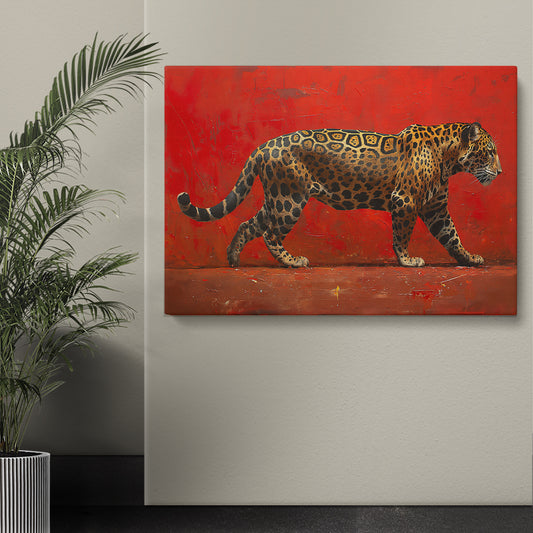 Wild Jaguar, Jungle Animal Decor Animals Canvas Print Artesty