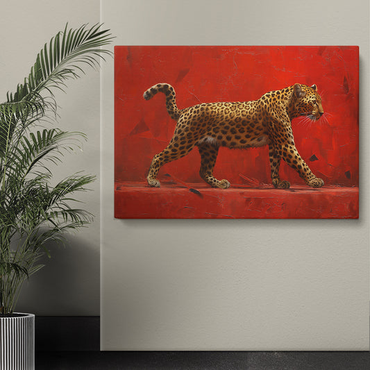 Jungle Leopard, Gift for Animal Lovers Animals Canvas Print Artesty