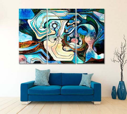 Towards Each Other Surreal Fantasy Large Art Print Décor Artesty