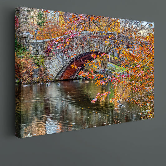 Gapstow Bridge Central Park Manhattan New York City Poster Cities Wall Art Artesty