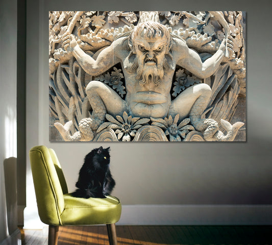 INCREDIBLE MONSTER Seven Wonders of Portugal Famous Landmarks Artwork Print Artesty