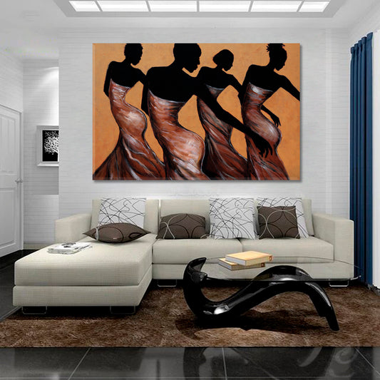 FAITH IN MOTION Graceful Dance Afro Beauty Fine Art Artesty
