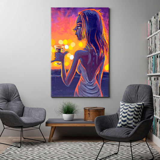 MAGIC NIGHT Woman In Montreal Fine Art Artesty