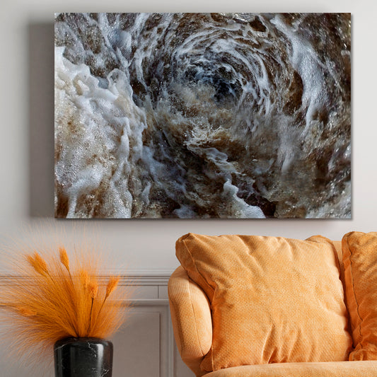 BULL'S EYE Hurricane Storm Core Maelstrom Abstract Art Print Artesty