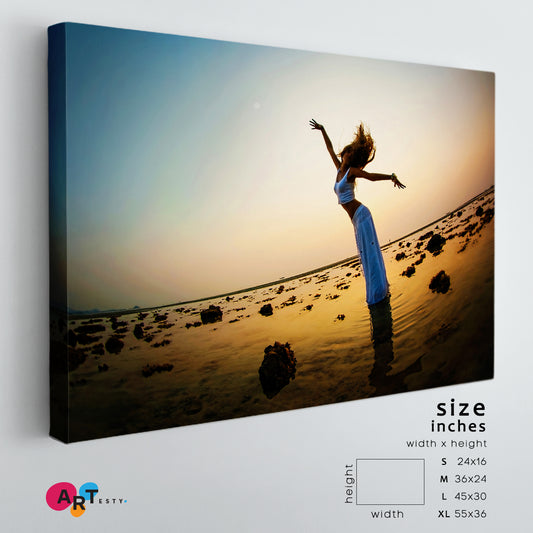 Dancing at Sunset Photo Art Artesty