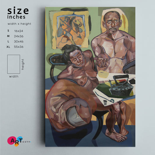 I EXIST Unique Breathtaking Contemporary Fine Art Fine Art Artesty 1 Panel 16"x24"