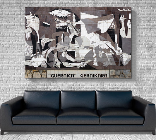 GUERNICA Picasso Street Art In Spain Famous Landmarks Artwork Print Artesty
