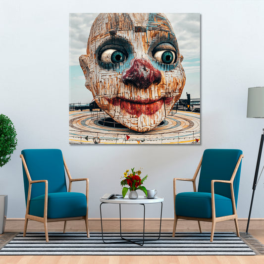 HEAD SCULPTURE Bregenz Festival Austria Opera Lake Stage Photo Art Artesty