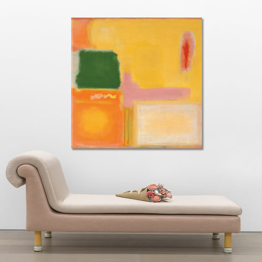 INTERSECTION Color Field Painting Mark Rothko Style Abstract Art Print Artesty