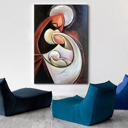 GOD IN US Modern Abstract Spiritualism Religious Modern Art Artesty