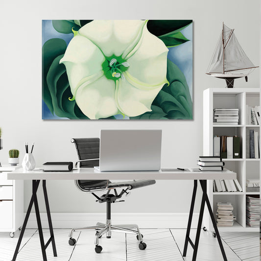 Flower Abstract Forms Fine Art Artesty 1 panel 24" x 16"