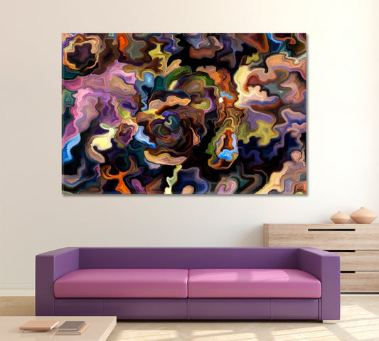 Abstract Shapes And Lines Art Design Abstract Art Print Artesty 1 panel 24" x 16"