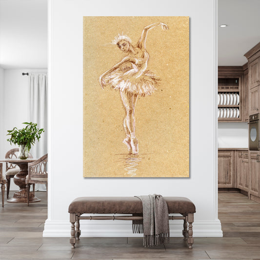 Ballerina Pop Culture Canvas Print Artesty