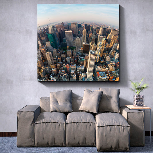 View Down to New York City Cities Wall Art Artesty