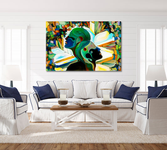 We Are The World, Colors And Forms Abstract Design Consciousness Art Artesty 1 panel 24" x 16"