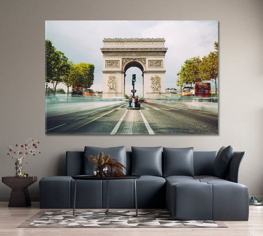Arch France Paris Toned Photo Cities Wall Art Artesty