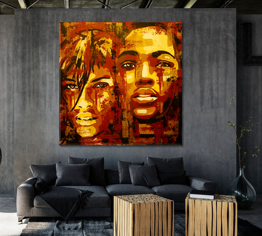 HOPE Contemporary Fine Art Grunge Style Trendy | Square Fine Art Artesty