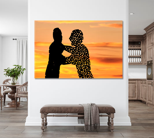 "Molecule Man" by Jonathan Borofsky Berlin, Germany Famous Landmarks Artwork Print Artesty 1 panel 24" x 16"