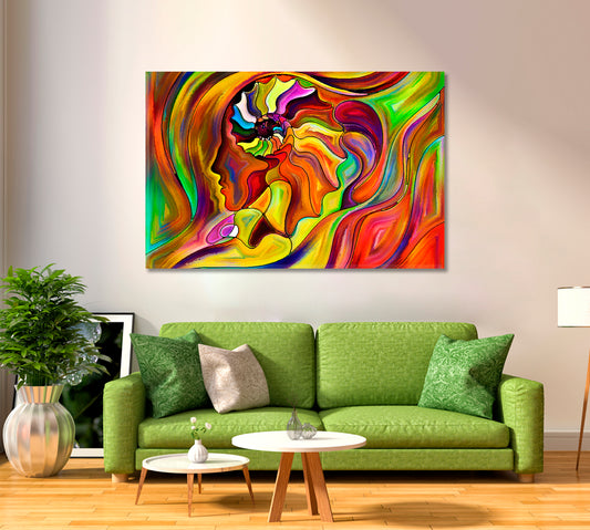 Life Forms And Lines Abstract Design Abstract Art Print Artesty 1 panel 24" x 16"
