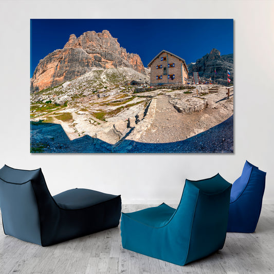 Madonna di Campiglio Ski Resort Italy Traveling Around Ink Canvas Print Artesty