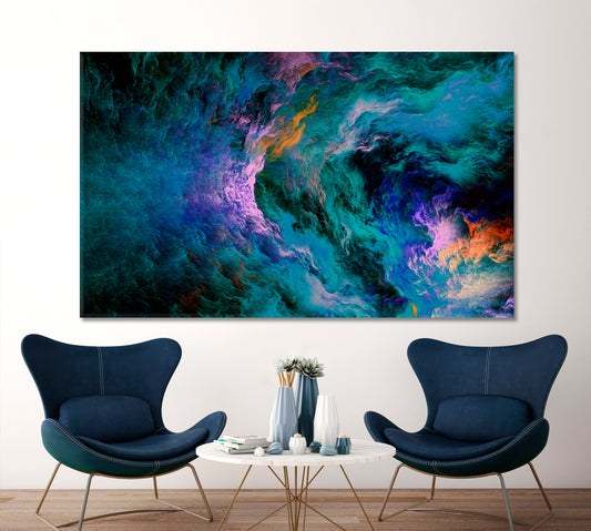 Color Flow Contemporary Art Artesty 1 panel 24" x 16"