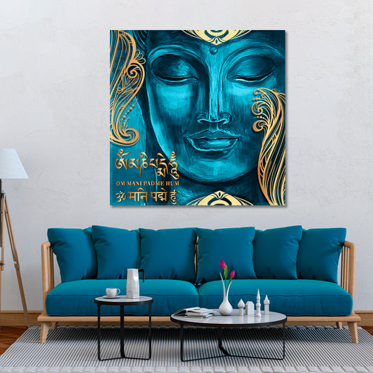 SECRET Buddha Source of Wisdom Vajrayana Buddhism Religious Modern Art Artesty