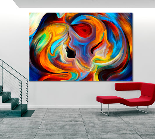 Beautiful Mind Consciousness Contemporary Art Artesty 1 panel 24" x 16"