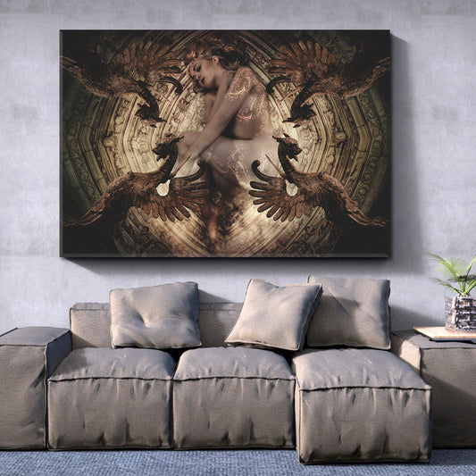 Abstract Fantasy Woman Gothic Renaissance Sculptures Photo Art Artesty