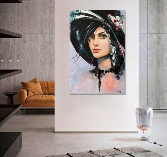 BEATRICE Fantasy Woman - Vertical Fine Art Artesty 1 Panel 16"x24"