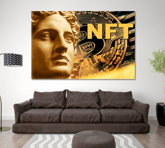 NFT Crypto Art Poster Office Wall Art Canvas Print Artesty