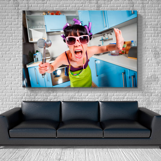 CRAZY HOUSEWIFE Fanny Poster Photo Art Artesty 1 panel 24" x 16"