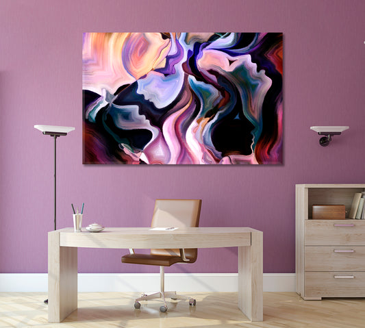 Human Dreams Consciousness Art Artesty 1 panel 24" x 16"