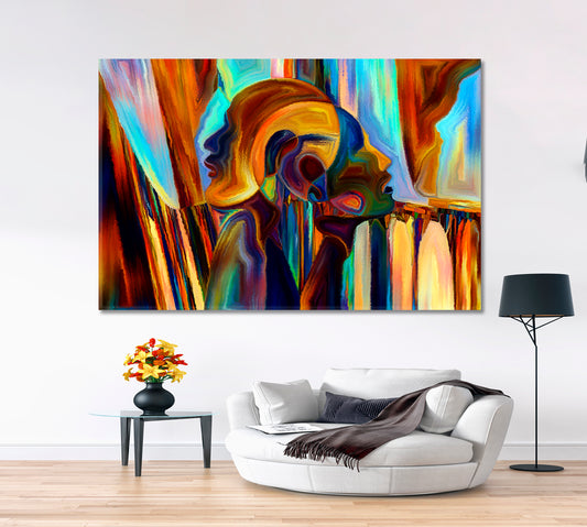 Chasing Love Consciousness Art Artesty 1 panel 24" x 16"