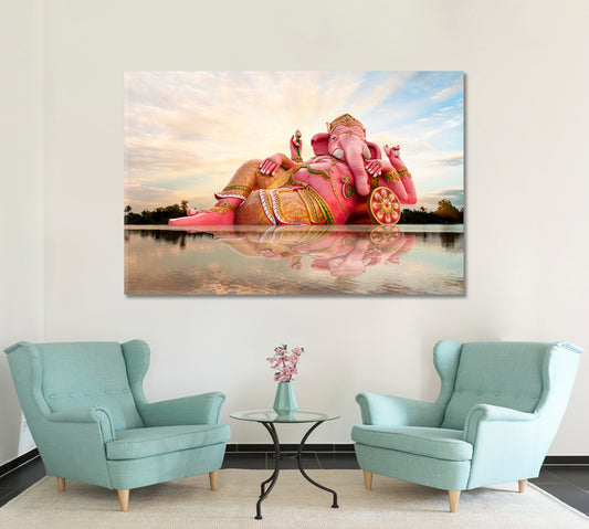 Biggest Ganesh in the World Asian Style Canvas Print Wall Art Artesty
