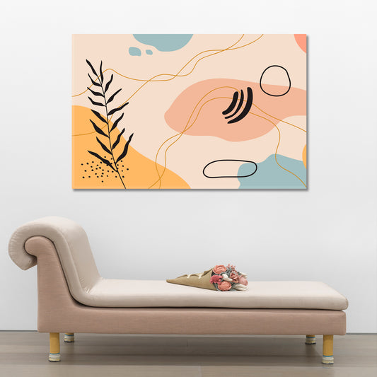 Modern Fashionable Pattern Boho Minimalist Abstract Aesthetic Style Abstract Art Print Artesty 1 panel 24" x 16"