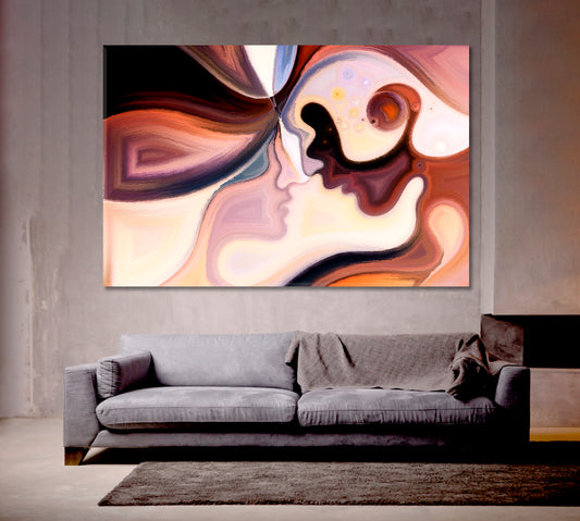 Unity Of Love Inside Forms And Lines Consciousness Art Artesty 1 panel 24" x 16"