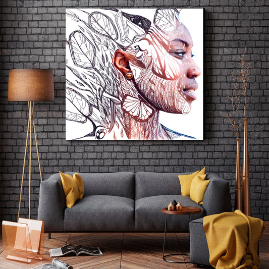 Contemporary Abstract Photo Art Paintography Portrait Photo Art Artesty