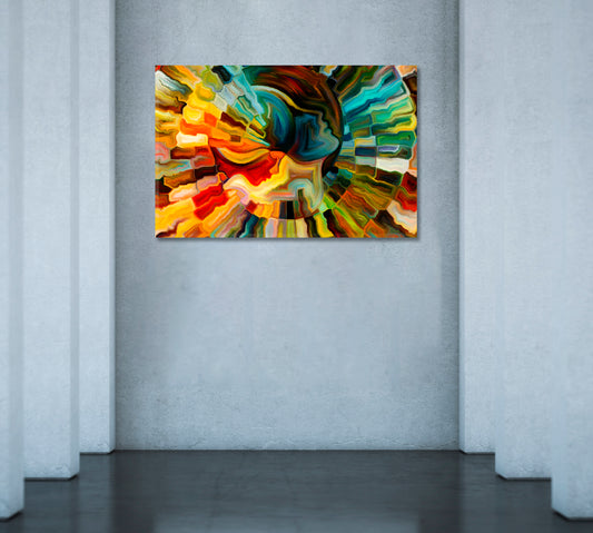 Human Emotion Colors Consciousness Art Artesty 1 panel 24" x 16"