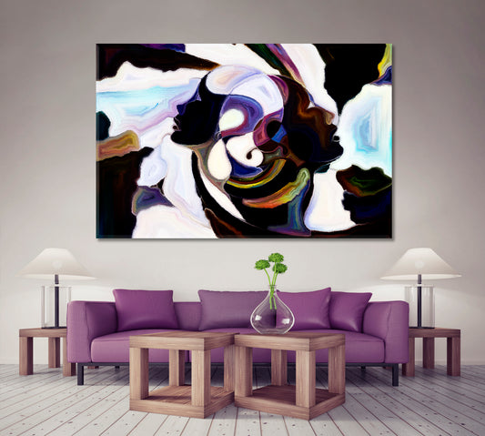 Human Mind in a Maelstrom of Colors Consciousness Art Artesty