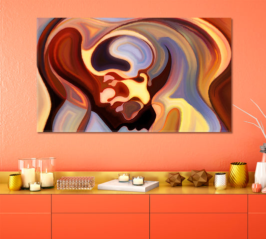 Romance Abstract Art Print Artesty 1 panel 24" x 16"