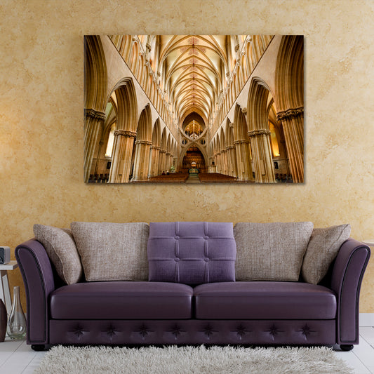 Cathedral Anglican Church Sanctuary Wells England Photo Art Artesty 1 panel 24" x 16"