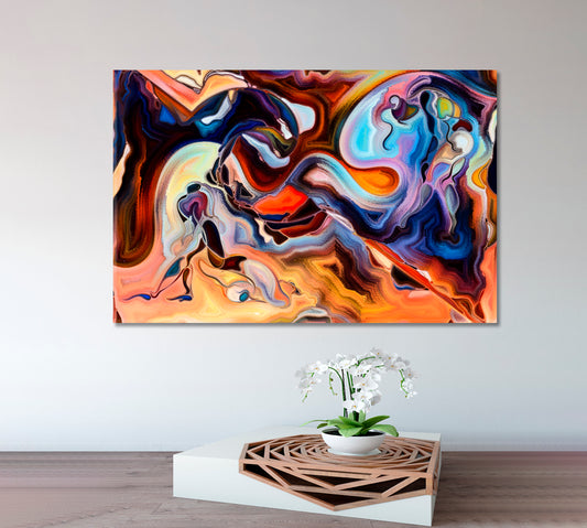 HUMAN AND ART Creative Abstract Design Abstract Art Print Artesty 1 panel 24" x 16"