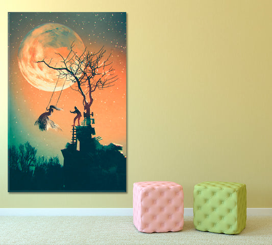 INSPIRED BY LOVE Artistic Surreal Fine Art - V Surreal Fantasy Large Art Print Décor Artesty